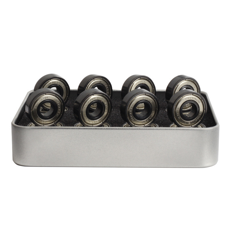 Roller Skate Bearing ความเร็วสูง Mute Black Gold Bearing สเก็ตบอร์ด 608z สเก็ตบอร์ด Drift Board ความ