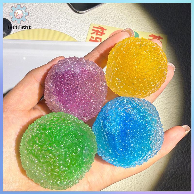 LEFT Crunchy Slushie Squeeze Ball 1PC Reusable Sensory ความเครียด Reliever ของเล่นสําหรับห้องเรียนโต๊ะความวิตกกังวลบรรเทา Decor GHT