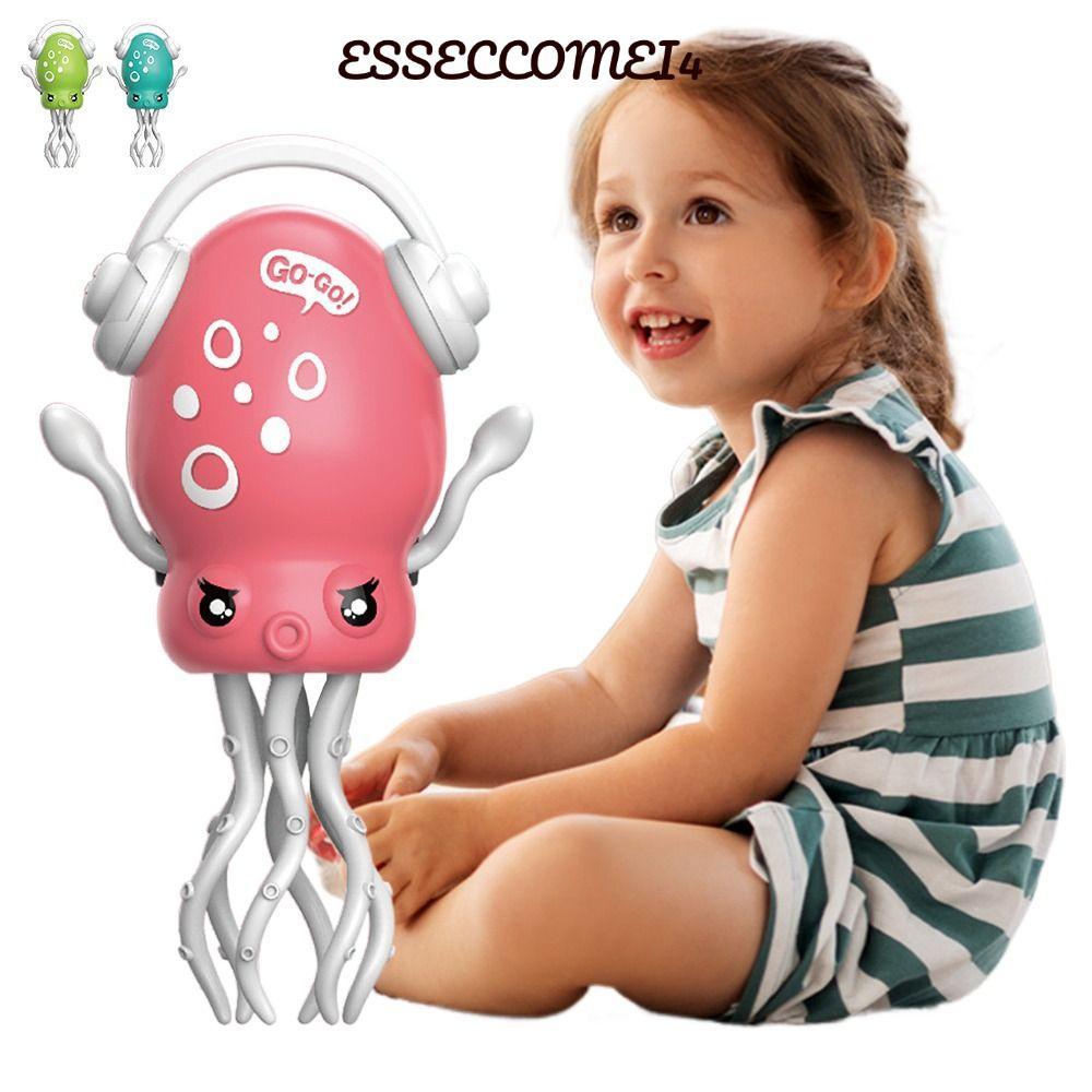 ESSECCOMEI4 ของเล่นปลาหมึกยักษ์เต้นรํา, Magic Inertia Crawling Dance Auto-Dance Octopus ของเล่น,อัตโ