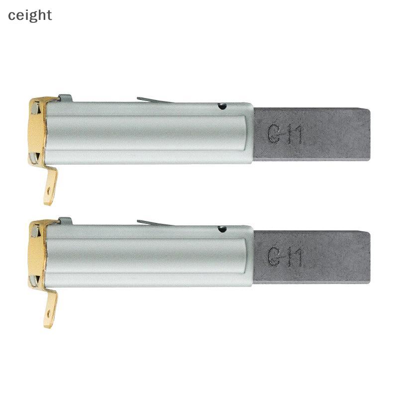 [ceight] 2 ชิ้น Graphite Cast Iron คาร์บอนมอเตอร์แปรงสําหรับ 30/60/70/80/90L เครื่องดูดฝุ่นอุตสาหกรรมอุปกรณ์เสริมสูญญากาศอะไหล่ TH
