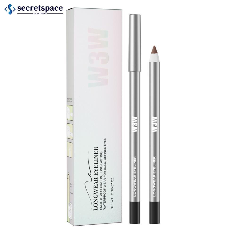 SECRETSPACE Matte Eyeliner Gel Pencil Ultra-fine Easy Coloring Waterproof Sweatproof Smudge-proof Ey