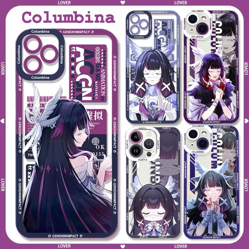 เกม Genshin Impact Colombina เคสโทรศัพท์สําหรับ Infinix HOT 60 50 40 40i 20 20i 20S 30 30i Play GT 30 Pro การ์ตูนกันกระแทก Clear Trend ยี่ห้อ TPU Cover