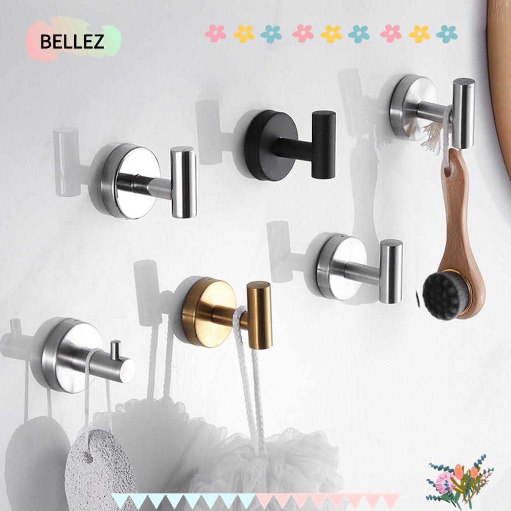 BELLEZ Robe Hook ห้องน้ําและห้องครัวตกแต่ง Hook 304 สแตนเลส Self-Adhesive แขวน Rack