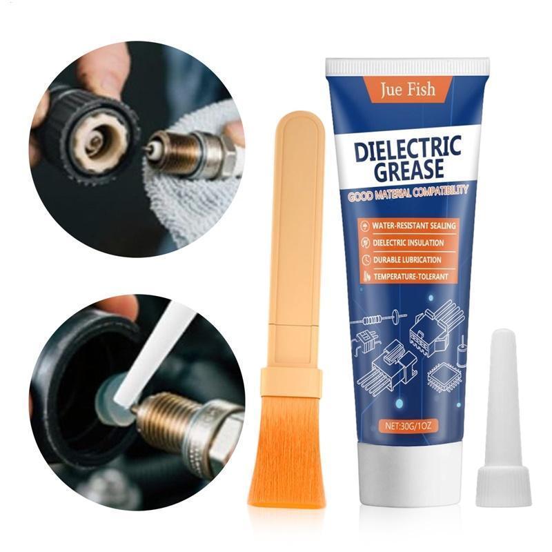 จาระบีเบรคน้ํามันหล่อลื่นรถยนต์ประสิทธิภาพสูงพร้อมแปรง Marine Dielectric Grease สําหรับ RV Sedan Pic