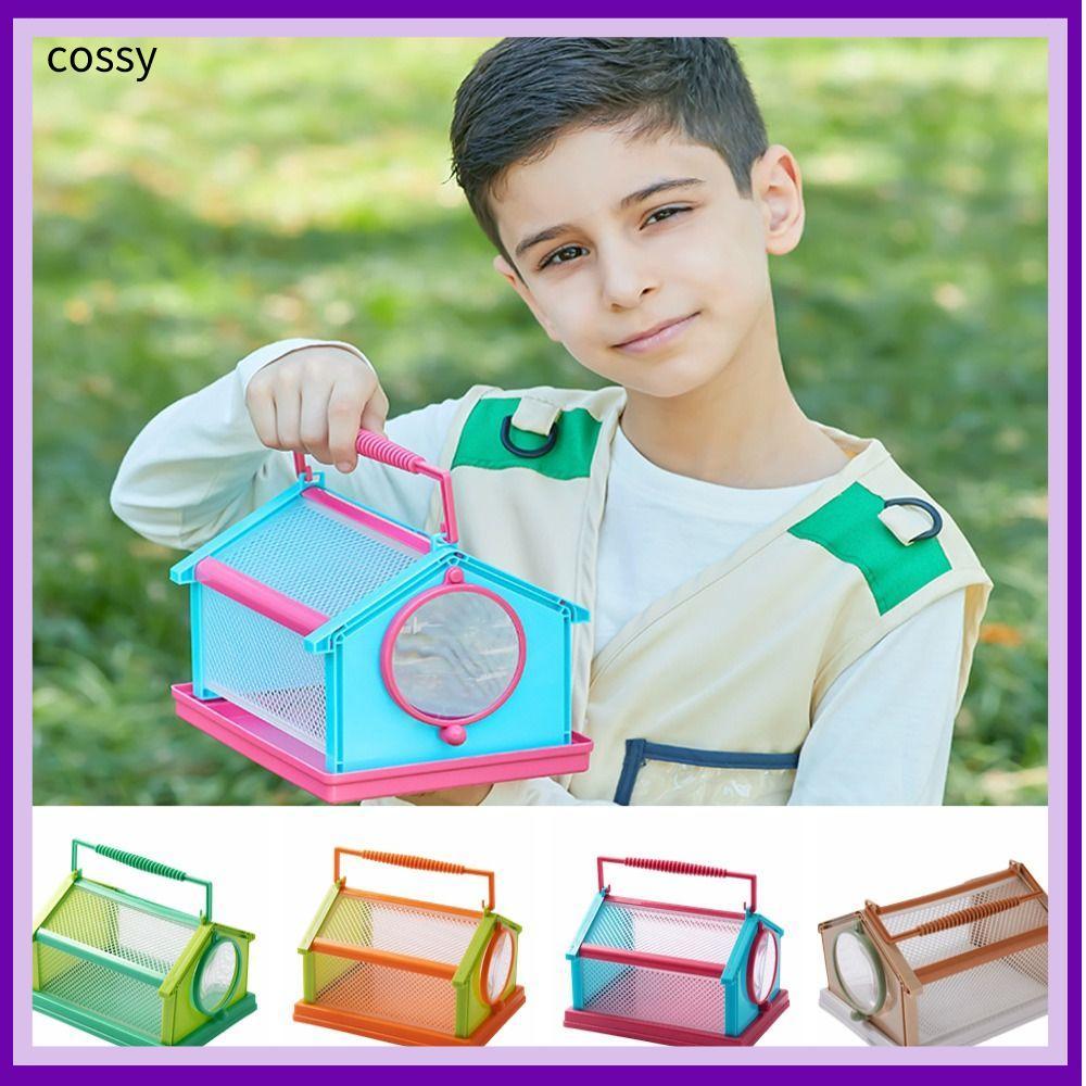 COSSY Bug Viewer Box,พับ ABS,แบบพกพามือถือ DIY ภาชนะใส่แมลงกลางแจ้ง