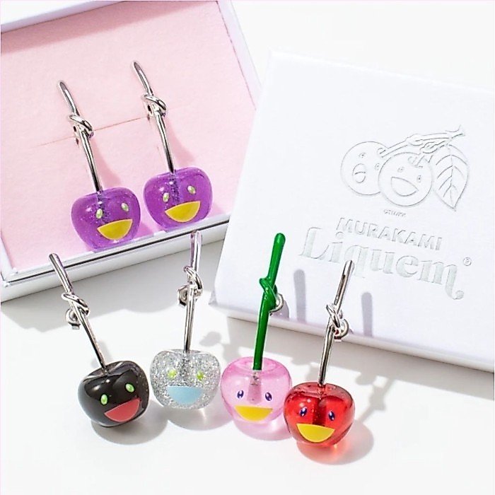 Takashi Murakami X Liquem Earring ต่างหู พร้อมส่งของแท้