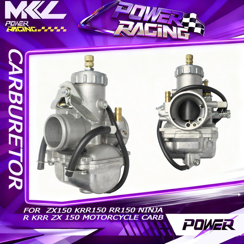 คาร์บูเรเตอร์สําหรับ ZX150 KRR150 RR150 NINJA R KRR ZX 150 MOTORCYCLE CARB KARBURETORNEW!!!