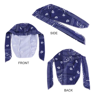 ผ้าพันคอผู้ชาย Paisley Bandana ผ้าคาดหัวสไตล์ฮิปฮอป โจรสลัด หลายสี เหมาะขี่จักรยาน มอเตอร์ไซค์
