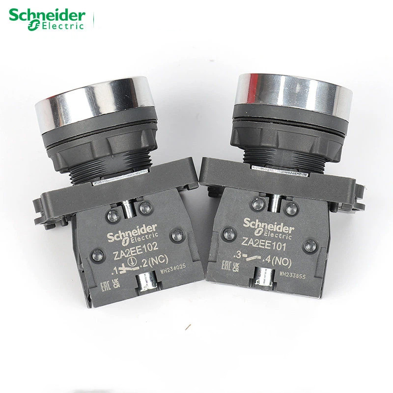 Schneider Electric XA2EA21/31/41/42/51/61 XA2 Series ปุ่มพลาสติกแบน 22 มม.