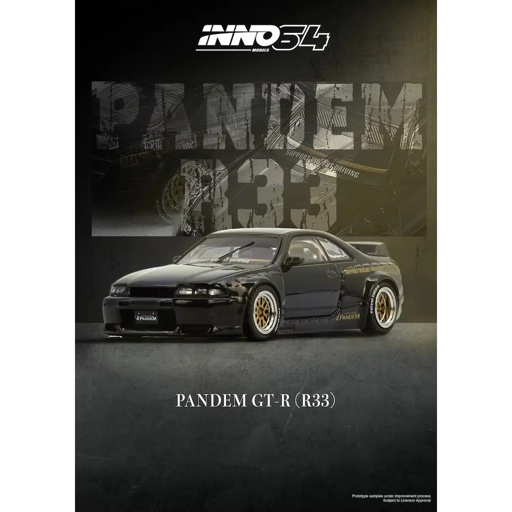 INNO64 PANDEM GT-R (BCNR33) Black