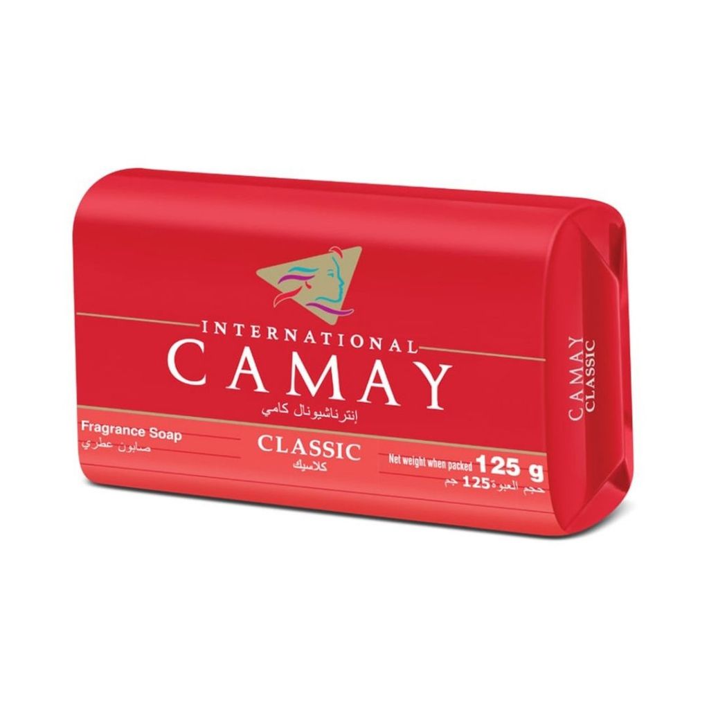คาเมย์ สบู่ก้อนฉลากแดง Camay Classic French Touch Soap 125g.