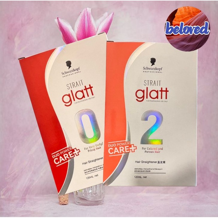Schwarzkopf Glatt สูตร 0 / สูตร 2 ขนาด 120 ml ผลิตภัณฑ์ยืดผม ชวาร์สคอฟ โปรเฟชั่นแนล แกลทท์