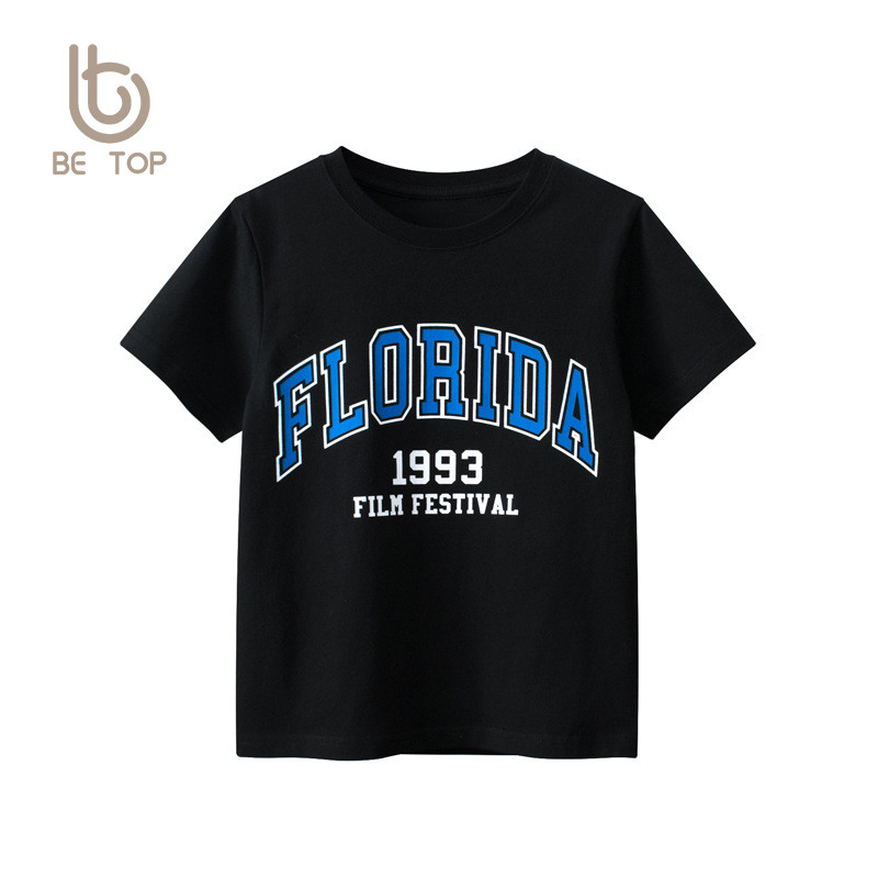Grrr แบรนด์เสื้อผ้าเด็ก2026ฤดูร้อนเวอร์ชั่นเกาหลีเสื้อผ้าเด็กสไตล์ใหม่ผู้ชายผู้หญิงเด็กใหญ่รอบคอแขนส