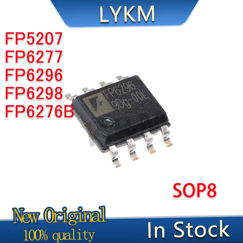 5/PCS ใหม่ Original FP5207 FP6277 FP6296 FP6298 FP6276B XR-G1 SOP8 DC-DC แหล่งจ่ายไฟชิปในสต็อกไดรฟ์ 