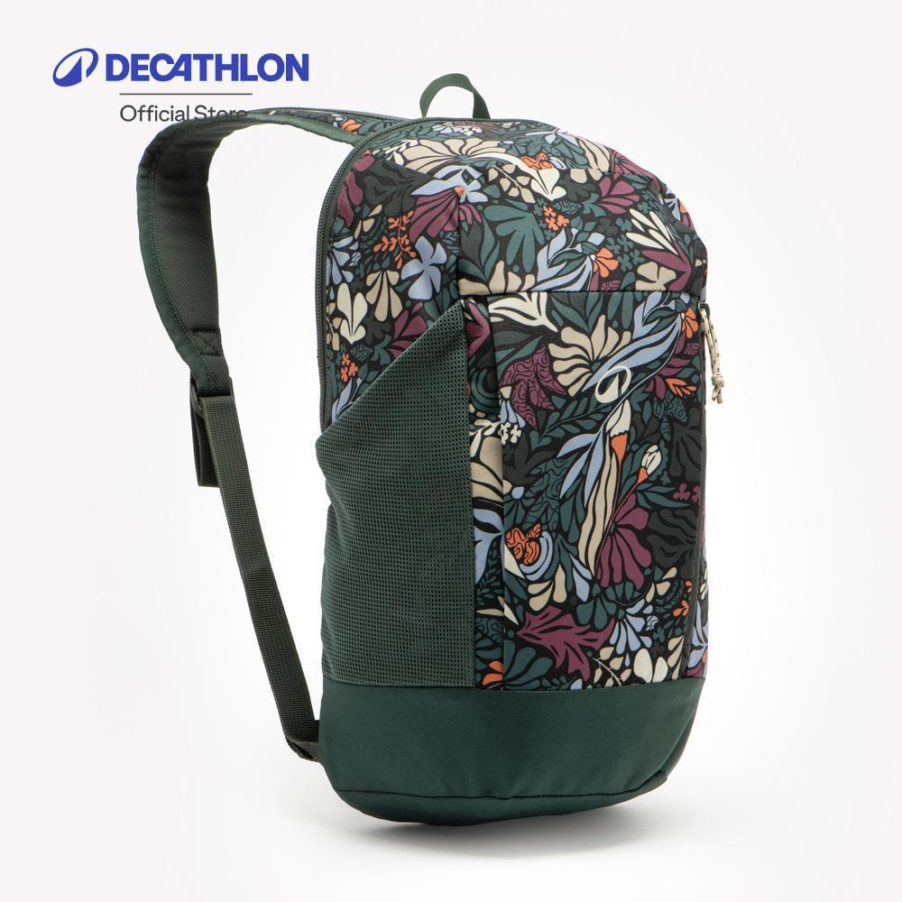 Decathlon 10 L Hiking Backpack Arpenaz เป้สะพายหลังสำหรับเดินป่ารุ่น Arpenaz Nh100 ขนาด 10 ลิตร - Green