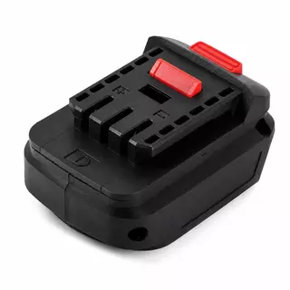 AULORAMT ตัวแปลงแบตเตอรี่ลิเธียม, อะแดปเตอร์แบตเตอรี่ 18V 2 in 1, อะแดปเตอร์แปลงพลาสติกอะแดปเตอร์เครื่องมือไฟฟ้าสําหรับ Makita