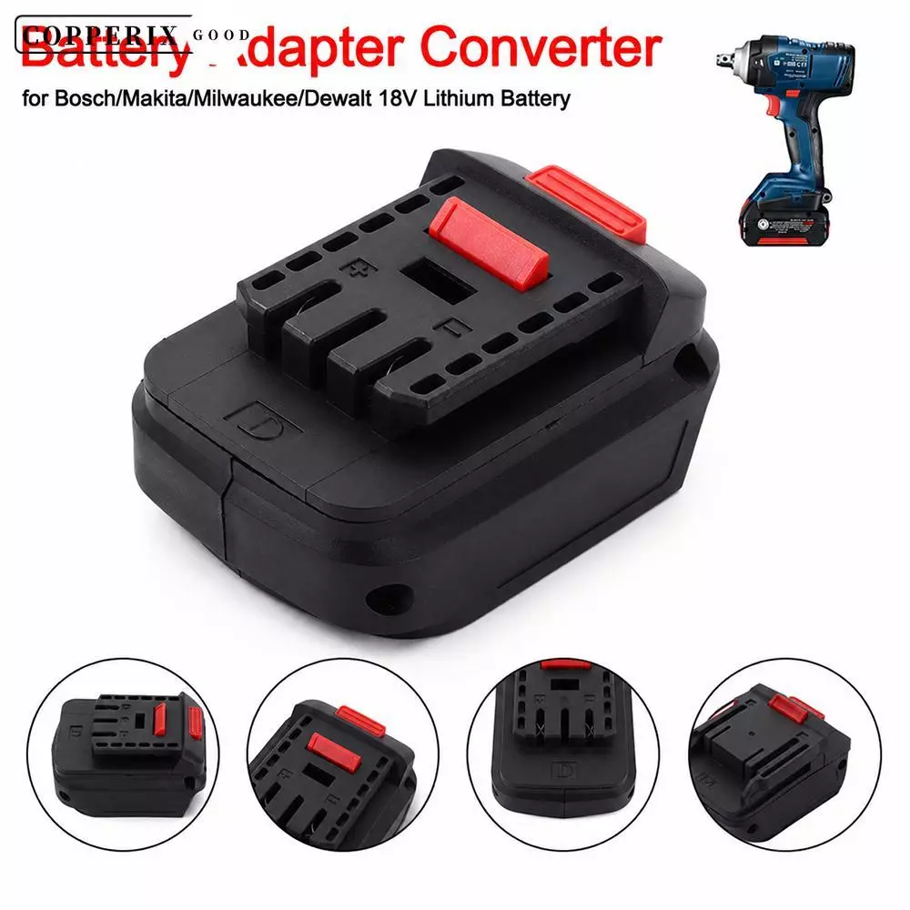 MAKITA โคเปอร์ปิกซ์ ตัวแปลงแบตเตอรี่ลิเธียม,2 ใน 1ฐานแปลงพลาสติกอะแดปเตอร์แบตเตอรี่,18โวลต์อุปกรณ์เสริมเครื่องมือไฟฟ้าสําหรับ ดู