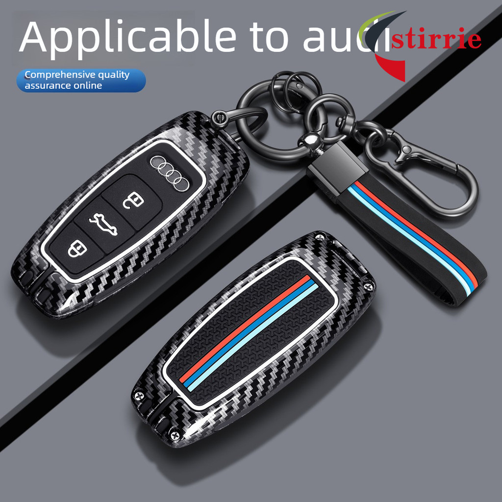 สําหรับ Audi A1 A3 A6 A6L Q2 Q3 Q7 TTS R8 S6 RS3 A4 B9 Q5 TT 8S Protector ฝาครอบกุญแจรถ Fob พวงกุญแจ