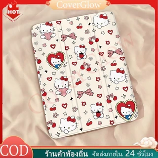 🚀จัดส่งทันที🚀เคสไอแพด การหมุน360องศา Hellokitty Gen12 Pro13 Air7 13 Gen9 Air6 11 เคส For iPad Gen9/8