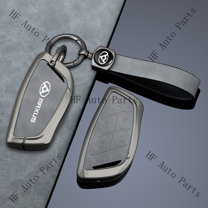 เคสกุญแจ HF สําหรับ MG MAXUS9 รุ่นปี 2022-2025 โลหะ MG MAXUS 9 MVP ปกป้องกุญแจรถ
