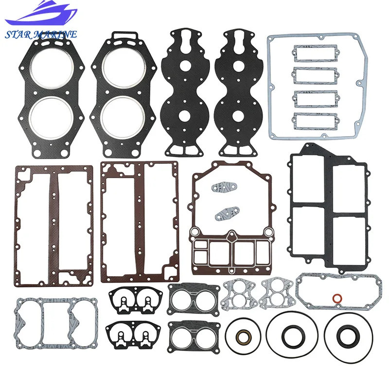 FW 6E5-W0001-01 หัวปะเก็นชุดสําหรับ Yamaha 2T Outboard มอเตอร์ V4 115-130HP 6E5-W0001-A2 6F3-W0001
