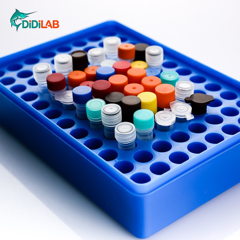 DiDiLAB พลาสติก Centrifuge หลอดกล่อง 0.2 0.5 2 5ml ก้นกลมพร้อมฝาปิด 32 50 60 72 96 100 หลุมกล่องน้ําแข็ง 1.5ml ก้นแหลมแปดเชื่อมต่อชั้นวางหลอด 8 หลอดเชื่อมต่อ EP หลอดทดลองกล่อง