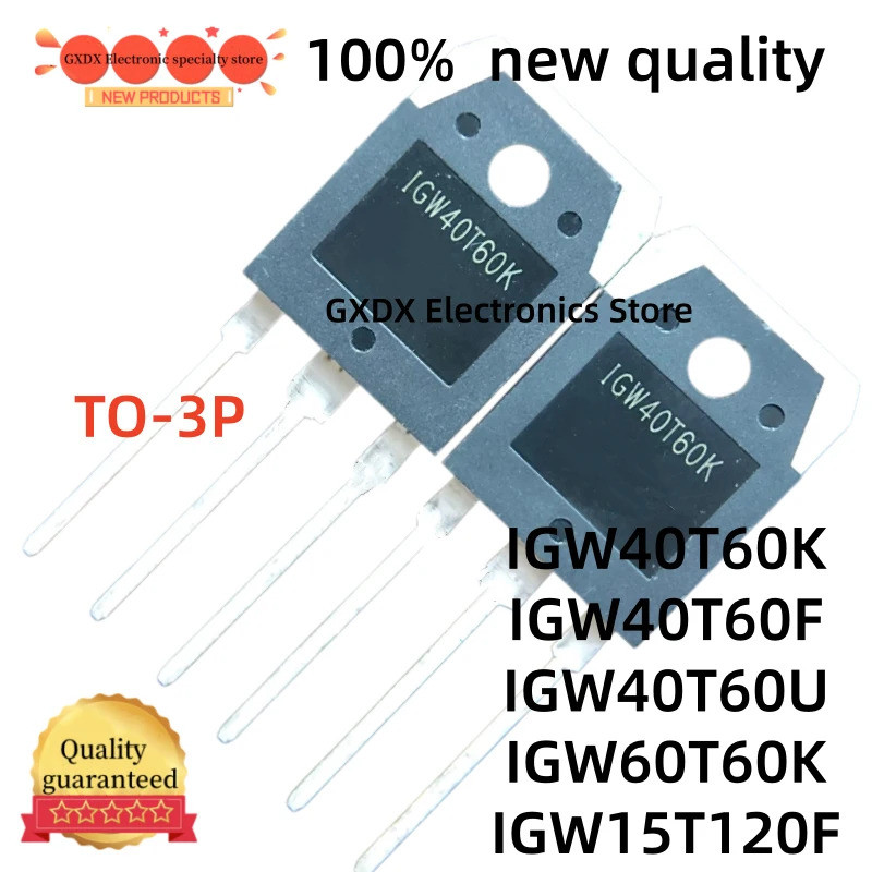 5PCS IGW40T60F IGW15T120F IGW40T60K IGW60T60K IGW40T60U TO-3P IGBT Field Effect ทรานซิสเตอร์