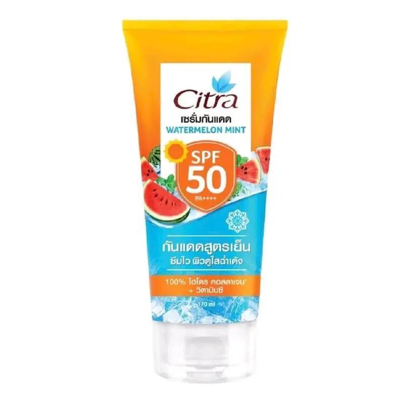 CITRA - Sunscreen Serum Water Melon Mint SPF50 PA++++ (170 ml.) ซิตร้า เซรั่มกันแดด สูตรวอเตอร์เมลอน มิ้นท์ เอสพีเอฟ 50