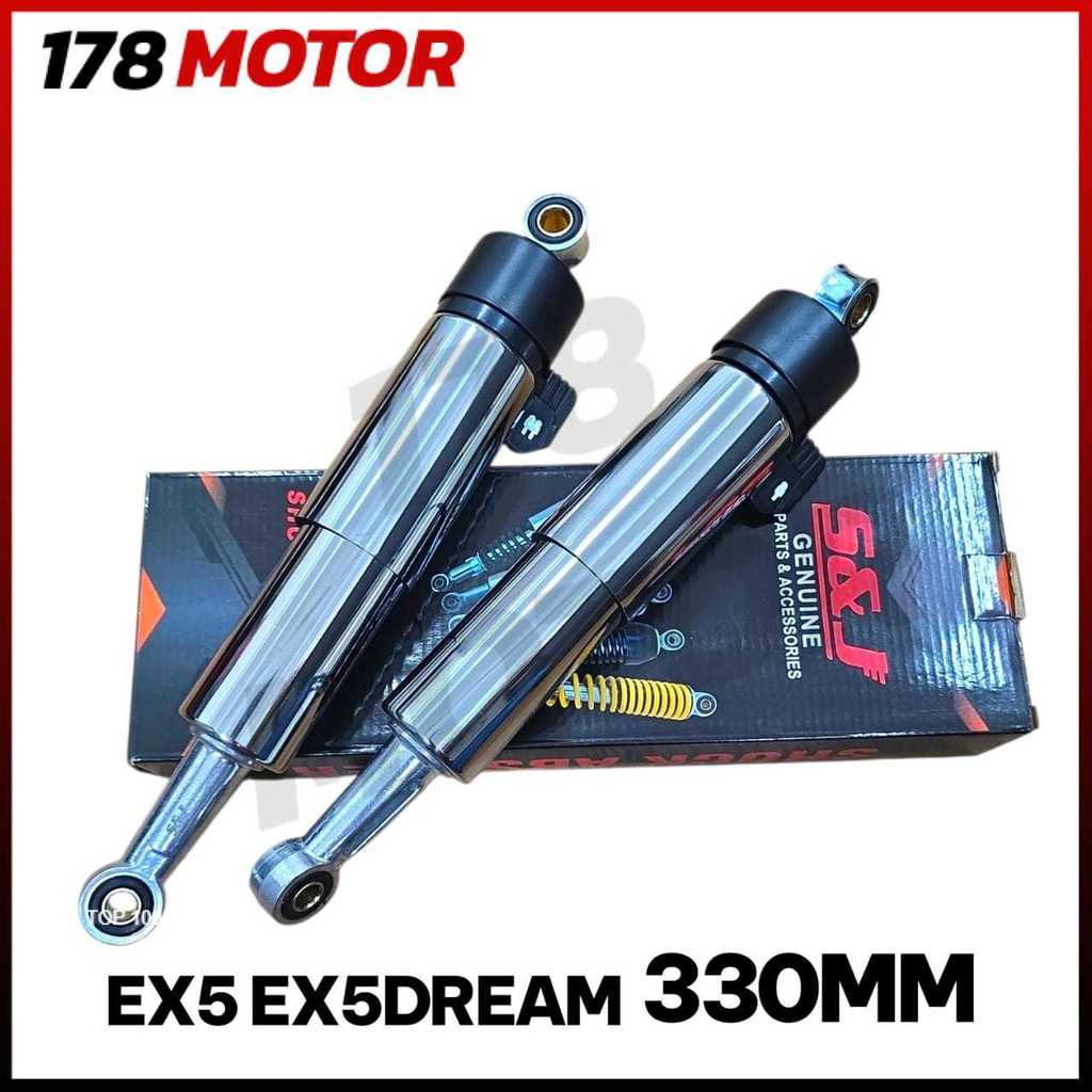 S&J HONDA EX5 HI POWER DREAM STD ด้านหลัง ABSORBER FORK BELAKANG EX5D SYM ESMART SMART DEMAK EX90