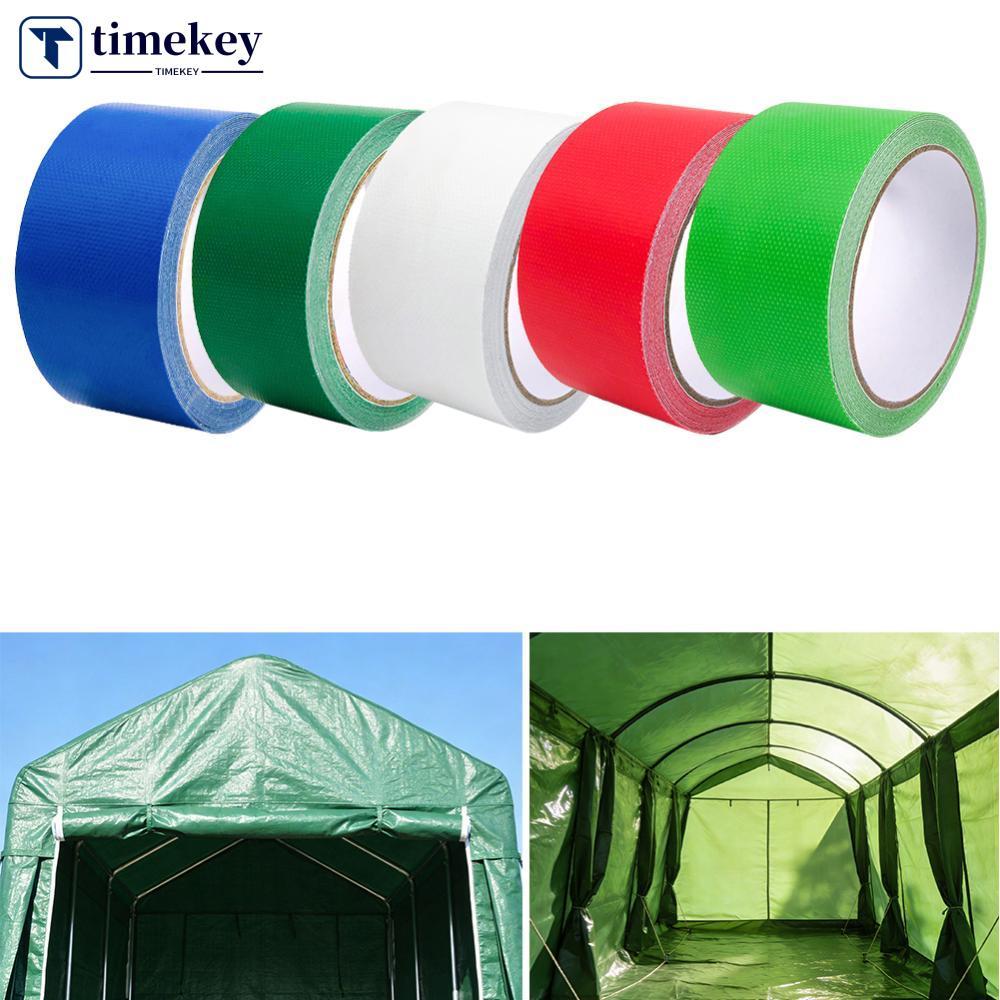 TIMEKEY ผ้าใบกันน้ําเทปซ่อม Heavy Duty Self กาวเสริม Tear ทน Patch สําหรับรถบรรทุกกันสาดเต็นท์ผ้าใบเรือ N8Z5