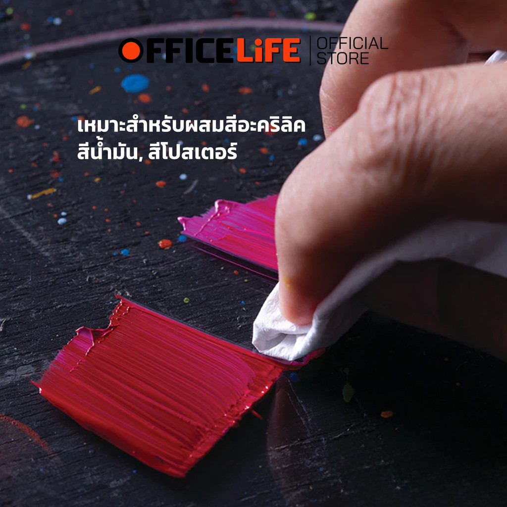 RENAISSANCE (เรนาซองซ์) จานสี จานอะคริลิค รุ่น RNS-A1 ขนาด 20x30 CM (1 ชิ้น ) — صورة 4