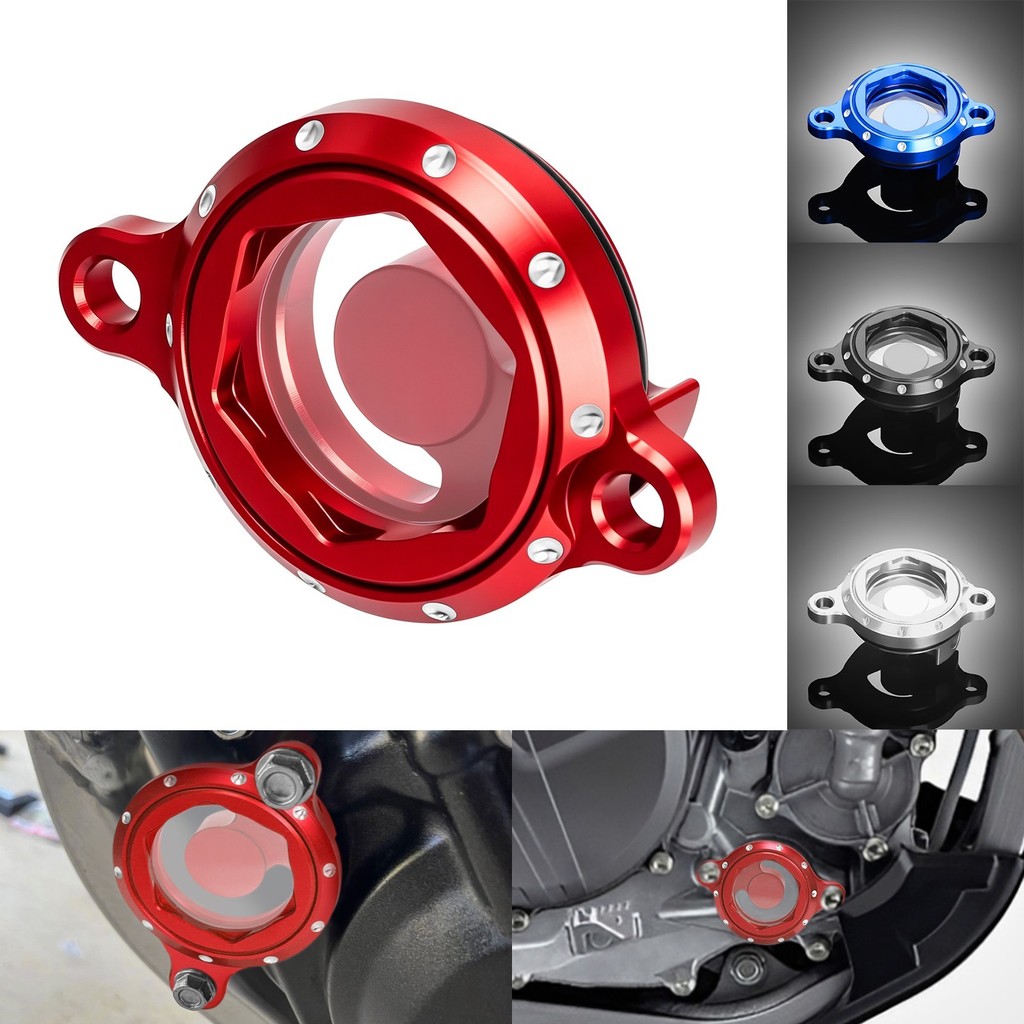 3D CNC กรองน้ํามันเครื่องสําหรับ Honda CRF450RX CRF450RL CRF450X CRF450RWE CRF450RL CRF450R CRF450LC