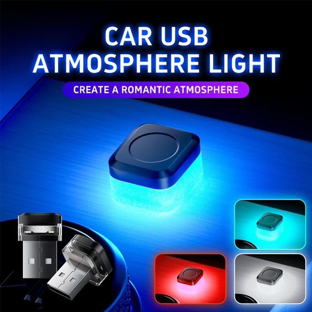 Mini Usb ไฟ LED และรถ LED ภายใน Usb 5v Dc สมาร์ทบรรยากาศคีย์บอร์ด LED H0u7