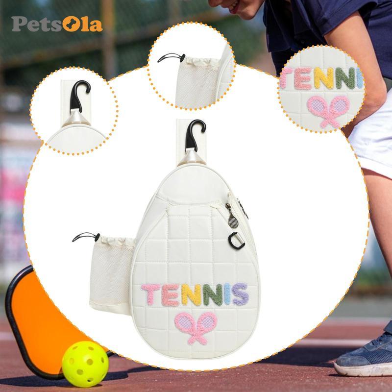 PETSOLA ไม้เทนนิสกระเป๋าสะพาย Tote Organizer รูปที่ 2