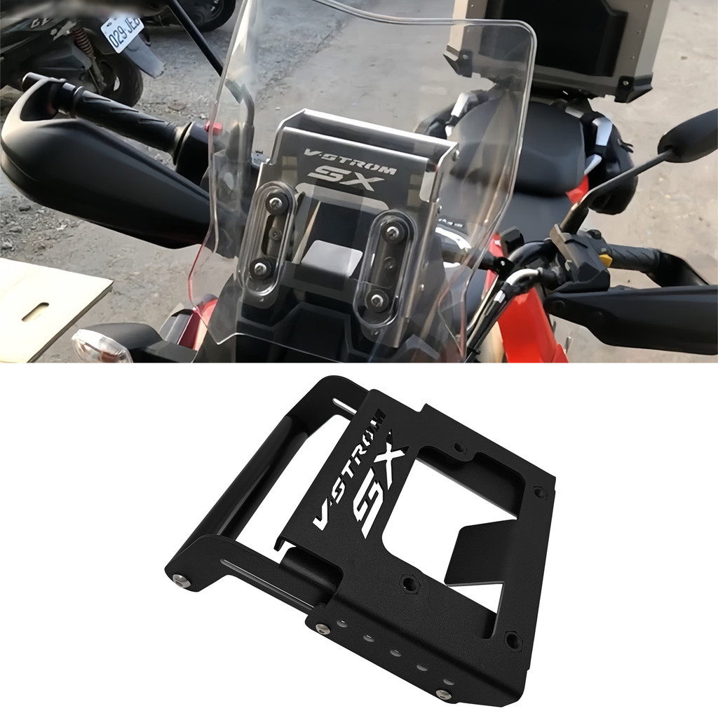สําหรับ V-STROM 250SX 250 SX 2022 2023 2024 อุปกรณ์เสริมรถจักรยานยนต์ยกกระจกนําทางวงเล็บ GPS V-STROM