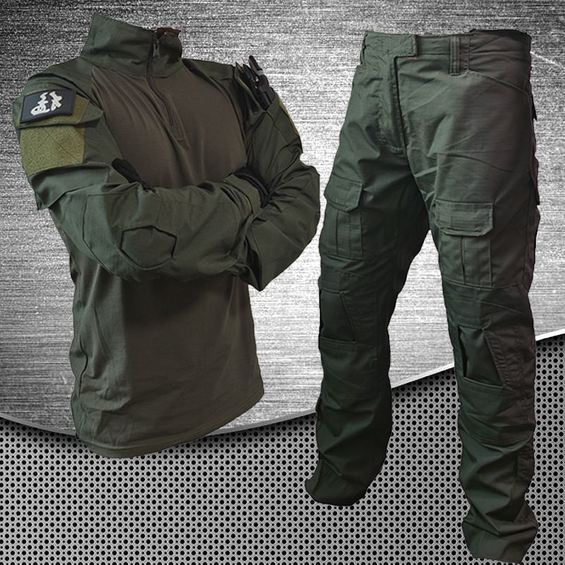 ของแท้ทหารชุดฝึกซ้อมฤดูร้อนชุดต่อสู้ Frogman Combat Uniform รุ่นสูงแท้ชุดทํางานชายสวมใส่-