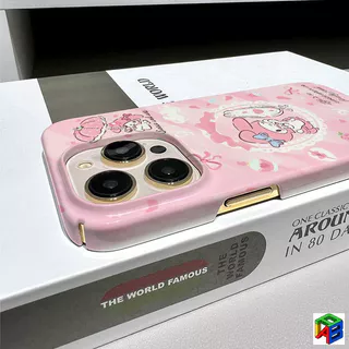 เคสสําหรับ Samsung A16/A17/A06/A07/A25/A26/A36/A37/A54/A55/A56/A57 น่ารักแต่งหน้ากระต่าย 2-in-1 สองชั้นเคสป้องกันการล่มสลาย