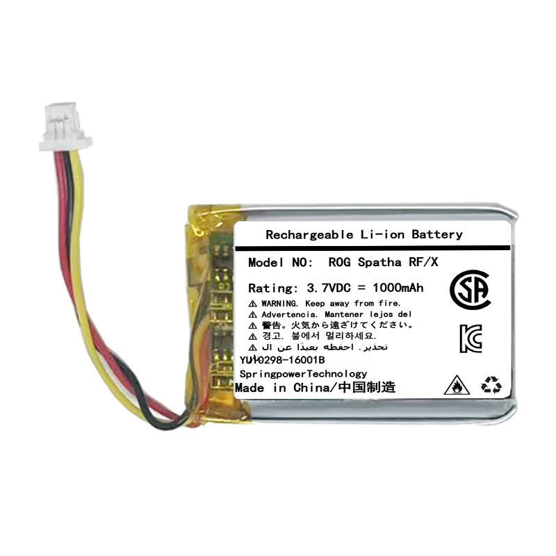 [สต๊อกพร้อม] เหมาะสําหรับแบตเตอรี่เมาส์ Asus ROG Spatha RF/X Spartan X 1,000mAh