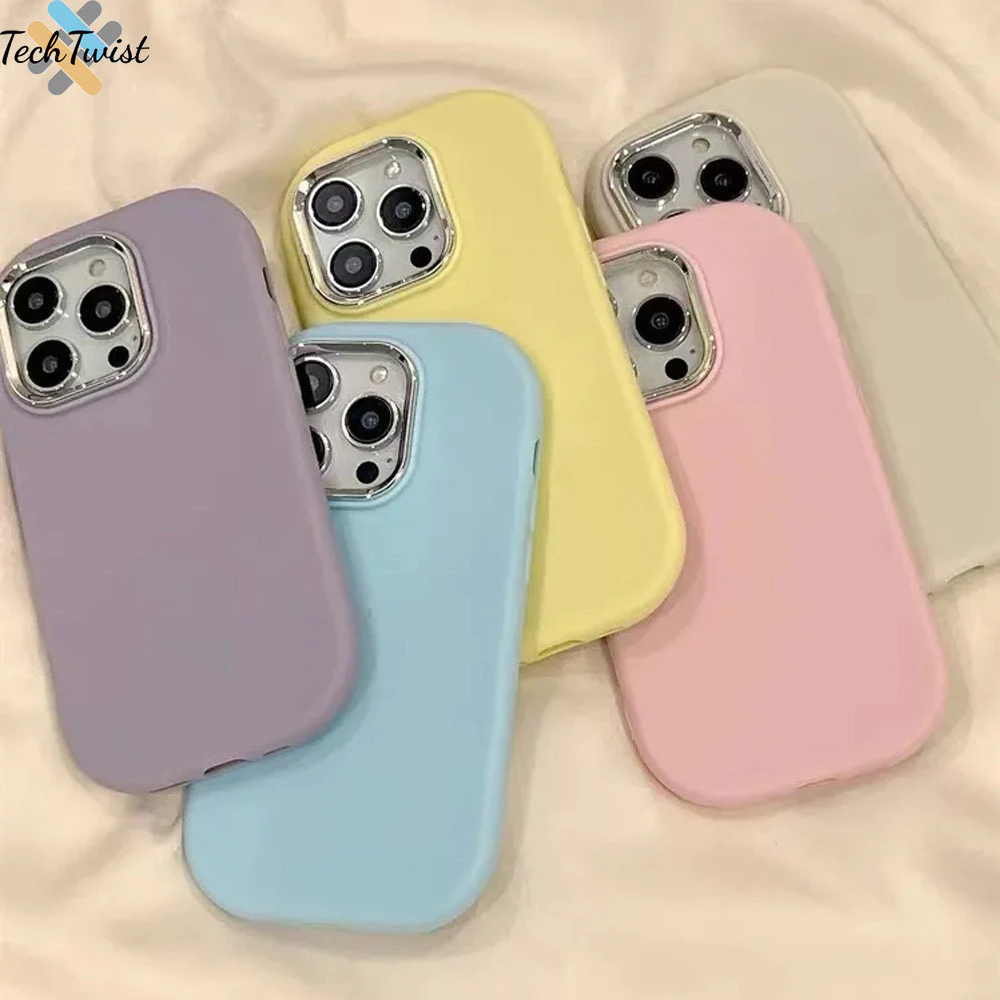 เลนส์โลหะชุบไฟฟ้า เคส for Samsung A07 A17 A55 A56 A37 A05 A05S A06 A14 A15 A16 A12 A26 A34 A35 A36 A54 หรูหรา เรียบง่าย