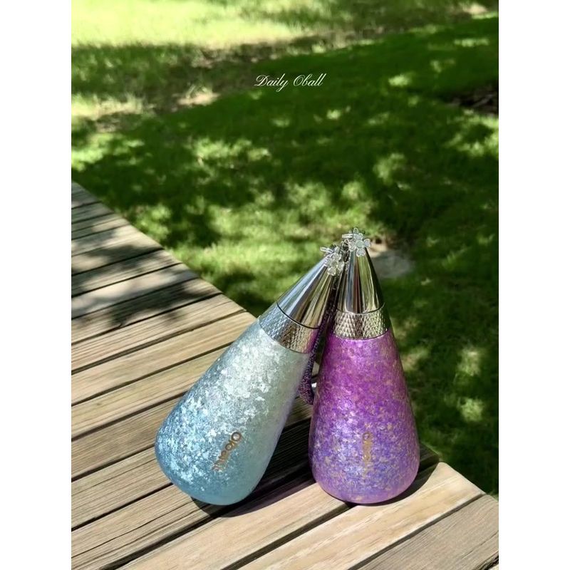 Oball Pure Titanium Goddess Thermos Cup Girls High-value Straw Water Cup 2025 ของขวัญวันเกิดใหม่ถ้วย