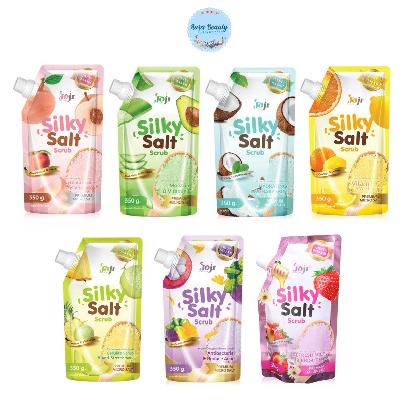 Joji Young Silky Salt Scrub 350 g. เกลือสครับขัดผิวน้ำหอม