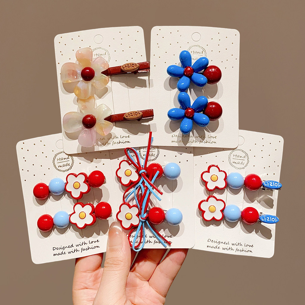 Hawthorn Candy Flower Barrettes, 2026 กิ๊บติดผมหน้าม้าด้านข้างหวานใหม่สําหรับผู้หญิง