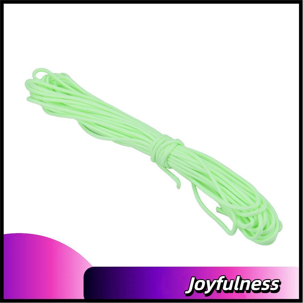 Joyfulness Joyfulness ZJchao Paracord สายไฟร่มชูชีพแบบพกพา Survival 9 Strand 550 Luminous in The Dar