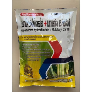 โพรพาโมคาร์บ+เมทาแลกซิล ขนาด 1 kg สารป้องกันกำจัดโรคพืช โรครากเน่าคอดิน โคนเน่าในทุเรียน ไฟท็อป ตราสิงห์ไท