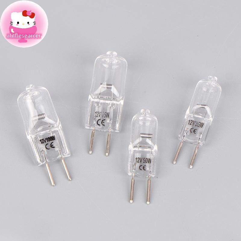Alittlesearcer 1 PC G6.35 12V 20W 35W 50W 70W 100W หลอดทํางานหลอดไฟ G6.35 Aroma โคมไฟ G6.35 กล้องจุล