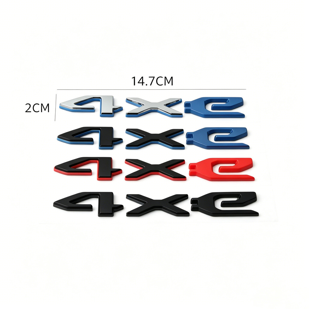 เหมาะสําหรับ JEEP Wrangler Dachenoki ท่องเที่ยวดัดแปลง 4xe โลโก้รถสติกเกอร์ 4XE รุ่นไฮบริด 4WD โลโก้
