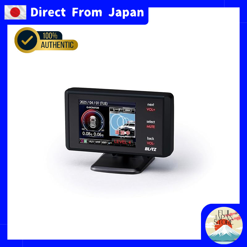 BLITZ Laser Radar Detector Touch-LASER TL245R 2.4inch GPS Laser & Radar Detector MSSS Support Black