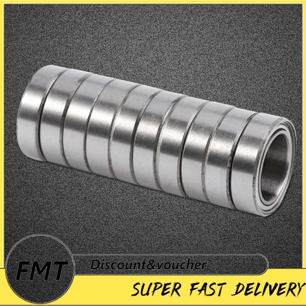 Freemarket Freemarket แบริ่งบอลร่องลึก 10pcs 6700ZZ Double-Shielded บางส่วนผนังบาง 10154 มม.