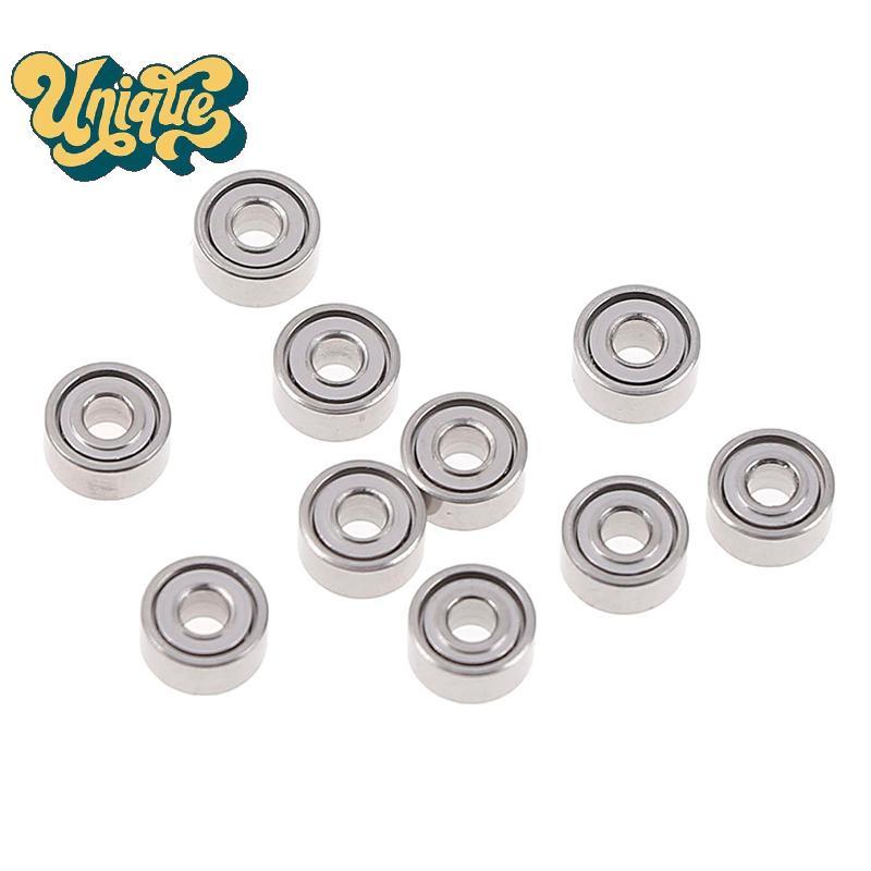 (Unique) 10 ชิ้น 681XZZ 1.5x4x2 มิลลิเมตรเปิดแบริ่งขนาดเล็ก ball mini hand bearing spinner