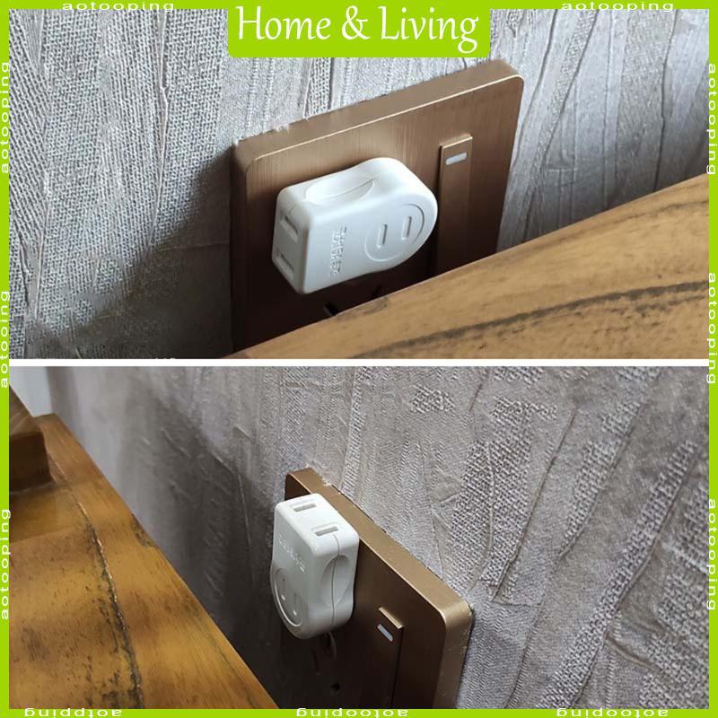 AOTOO Outlet Saver 2 Prong Extension Adapter Plug Extender Wall Plug Adapter